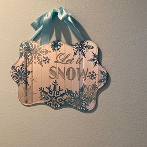 Winter wall hanging